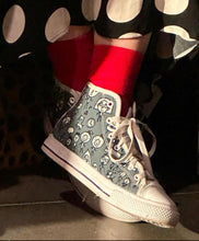 Load image into Gallery viewer, Friends on the Earth -High Top Canvas Shoes