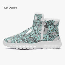 Load image into Gallery viewer, Dream in Turqoise- Fur Zipper Up Boots