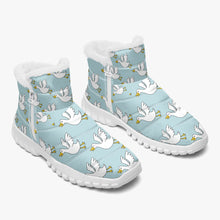 Load image into Gallery viewer, Ducks- Fur Zipper Up Boots