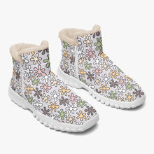 Load image into Gallery viewer, Happier in Lilac- Fur Zipper Up Boots