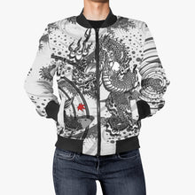 画像をギャラリービューアに読み込む, 1124.'King of dragon' Men's Bomber Jacket