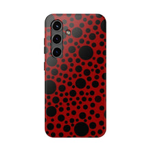 画像をギャラリービューアに読み込む, ‘Red with Black dots’ Phone Cases