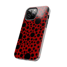 画像をギャラリービューアに読み込む, ‘Red with Black dots’ Phone Cases