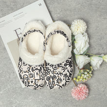 Load image into Gallery viewer, ‘Doodle Sheep’ Lined All Over Printed Clogs