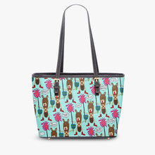 Load image into Gallery viewer, 586. ‘Warrior’ Large Leather Tote Bag