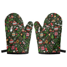 Load image into Gallery viewer, ‘Holly Pop’ Oven glove(two pieces)