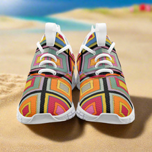 Load image into Gallery viewer, Colorful square -Unisex Lightweight Sneaker City Runner