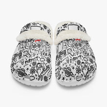 Load image into Gallery viewer, Everything is Perfect white-Lined Clogs