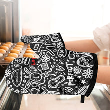 Load image into Gallery viewer, "Perfect on Black" Oven glove(two pieces)