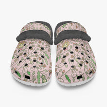 Load image into Gallery viewer, Beans in Pink- Lined Clogs