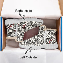 Load image into Gallery viewer, ‘Doodle Sheep’ Fur Zipper Up Boots