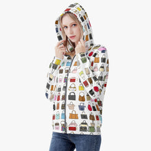 Load image into Gallery viewer, 'Fashion Lovers' Women's Full Zip Up Hoodie