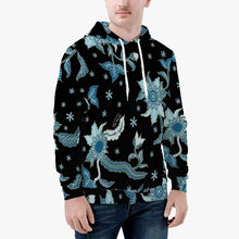 Load image into Gallery viewer, 'Blue flower' Unisex Hoodie