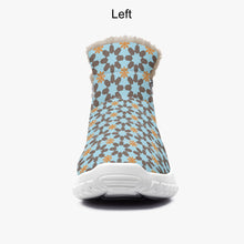 Load image into Gallery viewer, New York Memories in Antique Blue- Fur Zipper Up Boots