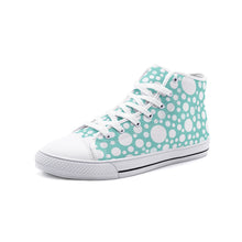 画像をギャラリービューアに読み込む, ‘Dots custom color #01’ Unisex High Top Canvas Shoes