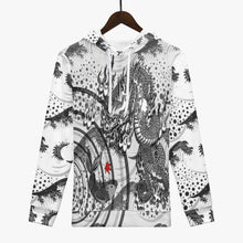 画像をギャラリービューアに読み込む, 'ToryuMon white' Unisex Hoodie