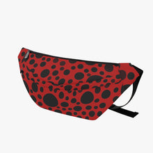 Load image into Gallery viewer, ‘Red with black dots’ Fanny Pack