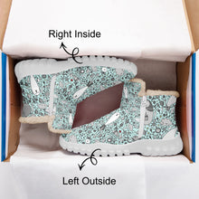 Load image into Gallery viewer, Dream in Turqoise- Fur Zipper Up Boots