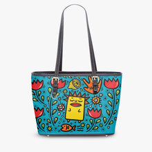 画像をギャラリービューアに読み込む, 586. ‘Tulip’ Large Leather Tote Bag