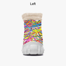 Load image into Gallery viewer, Rainbow Threads- Fur Zipper Up Boots