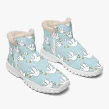 Load image into Gallery viewer, Ducks- Fur Zipper Up Boots