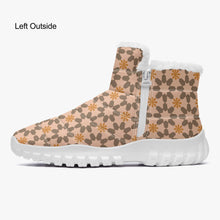 Load image into Gallery viewer, New York memories in orange-Fur Zipper Up Boots