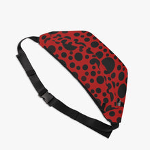 Load image into Gallery viewer, ‘Red with black dots’ Fanny Pack