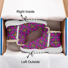 Load image into Gallery viewer, Vibrant Blossom- Fur Zipper Up Boots