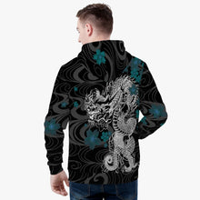 Load image into Gallery viewer, 'Yozakura Black' Unisex Hoodie