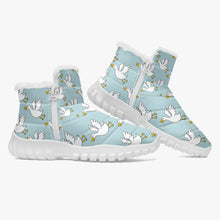 Load image into Gallery viewer, Ducks- Fur Zipper Up Boots