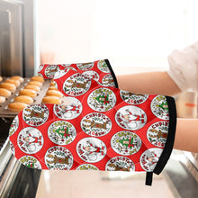 Load image into Gallery viewer, ‘Santa’ Oven glove(two pieces)
