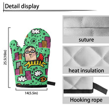 画像をギャラリービューアに読み込む, ‘Tiger Human’ Oven glove(two pieces)