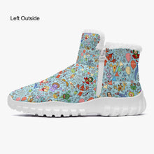 Load image into Gallery viewer, You are not alone Blue-Fur Zipper Up Boots