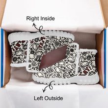 Load image into Gallery viewer, ‘Doodle Sheep’ Fur Zipper Up Boots