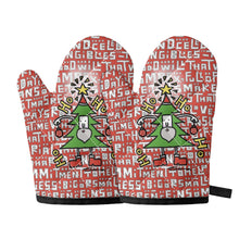 Load image into Gallery viewer, ‘Christmas Tree’ Oven glove(two pieces)