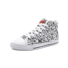 Load image into Gallery viewer, Happy Bunny Unisex High Top Canvas Shoes