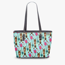 Load image into Gallery viewer, 586. ‘Warrior’ Large Leather Tote Bag