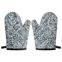 Load image into Gallery viewer, ‘Good time’ Oven glove(two pieces)