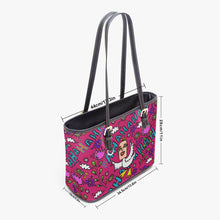 Load image into Gallery viewer, 586. ‘Human bird’ Large Leather Tote Bag