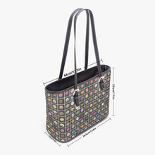 Load image into Gallery viewer, 586. ‘Wagashi’ Large Leather Tote Bag