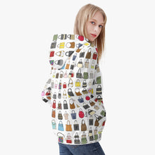 Load image into Gallery viewer, 'Fashion Lovers' Women's Full Zip Up Hoodie