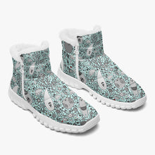 Load image into Gallery viewer, Dream in Turqoise- Fur Zipper Up Boots