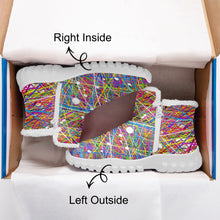 Load image into Gallery viewer, Rainbow Threads- Fur Zipper Up Boots