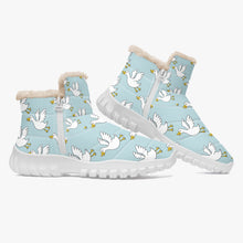 Load image into Gallery viewer, Ducks- Fur Zipper Up Boots