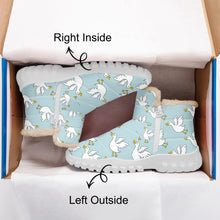 Load image into Gallery viewer, Ducks- Fur Zipper Up Boots