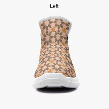 Load image into Gallery viewer, New York memories in orange-Fur Zipper Up Boots