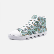 Load image into Gallery viewer, Happie in Blue -High Top Canvas Shoes