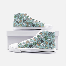 Load image into Gallery viewer, Happie in Blue -High Top Canvas Shoes
