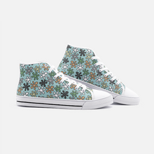 Load image into Gallery viewer, Happie in Blue -High Top Canvas Shoes