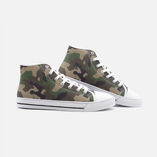 Load image into Gallery viewer, 'Camo' High Top Canvas Shoes